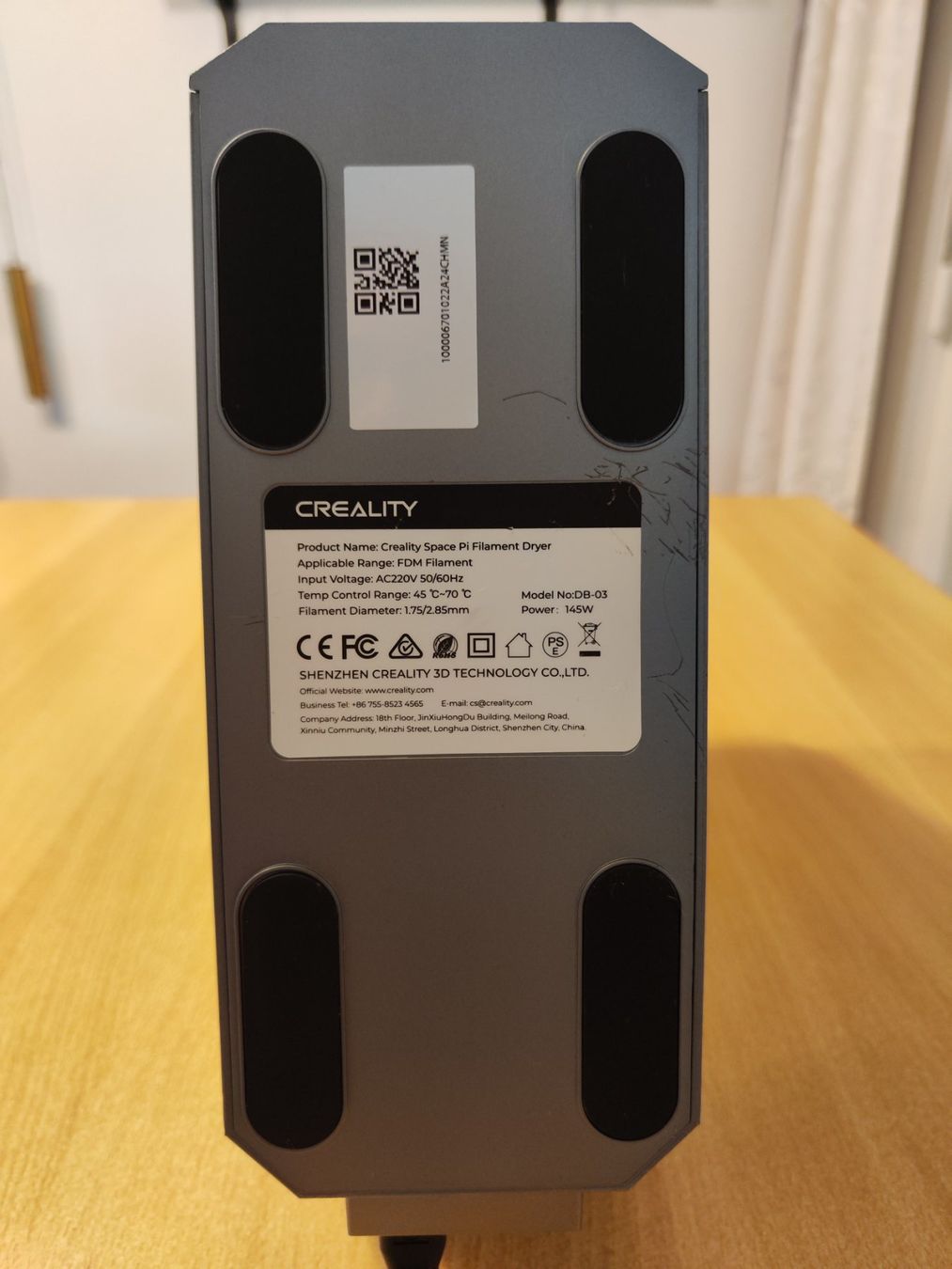 Creality Stampanti 3D: Creality Space Pi Filament Trockner Dry Box – Usato da Grafenried venduto da PiBro4 3