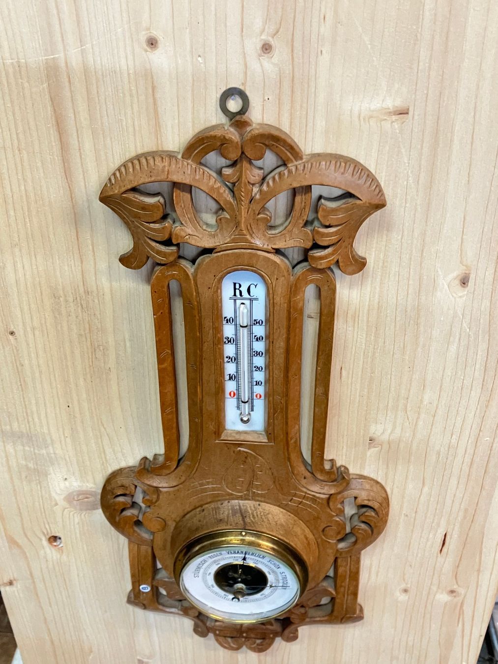 Altro per la casa: Jugendstil Wetterstation Barometer Thermometer – Usato da Horw venduto da luzernicus 4