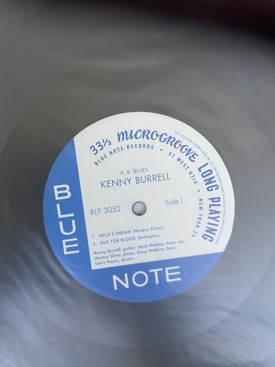 Dischi in vinile: Kenny Burrell - K.B. Blues - Blue Note - Audiophile LP – Usato da Olten venduto da Bluespapst 2