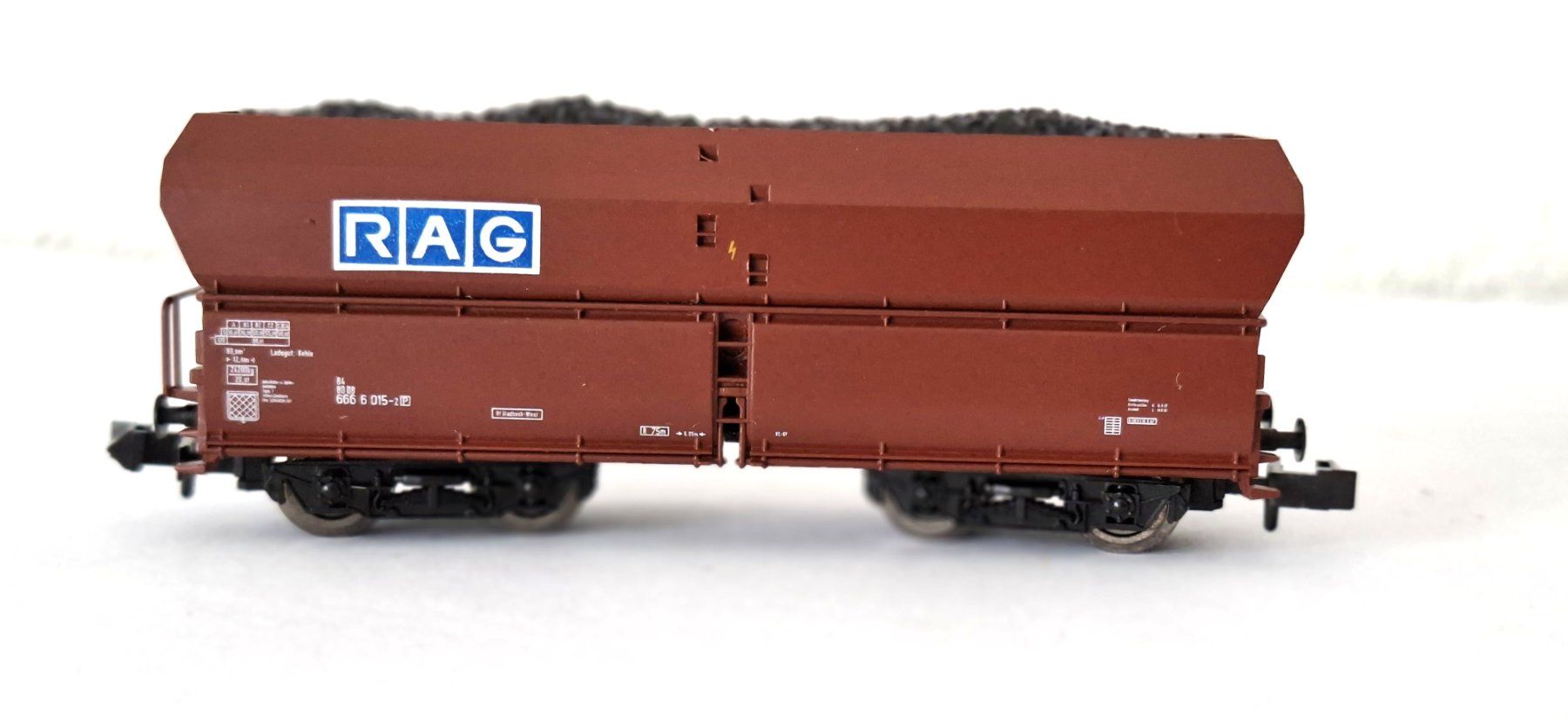 Roco Modellini di ferrovie: Roco DB Kohlewagen RAG – Usato da Biberist venduto da Ntrains 1