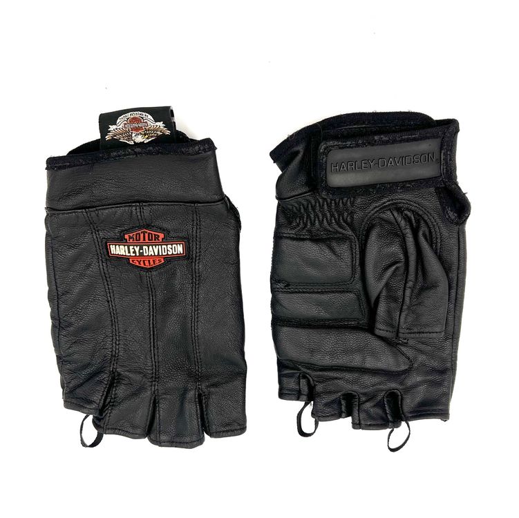 harley davidson fingerlose handschuhe