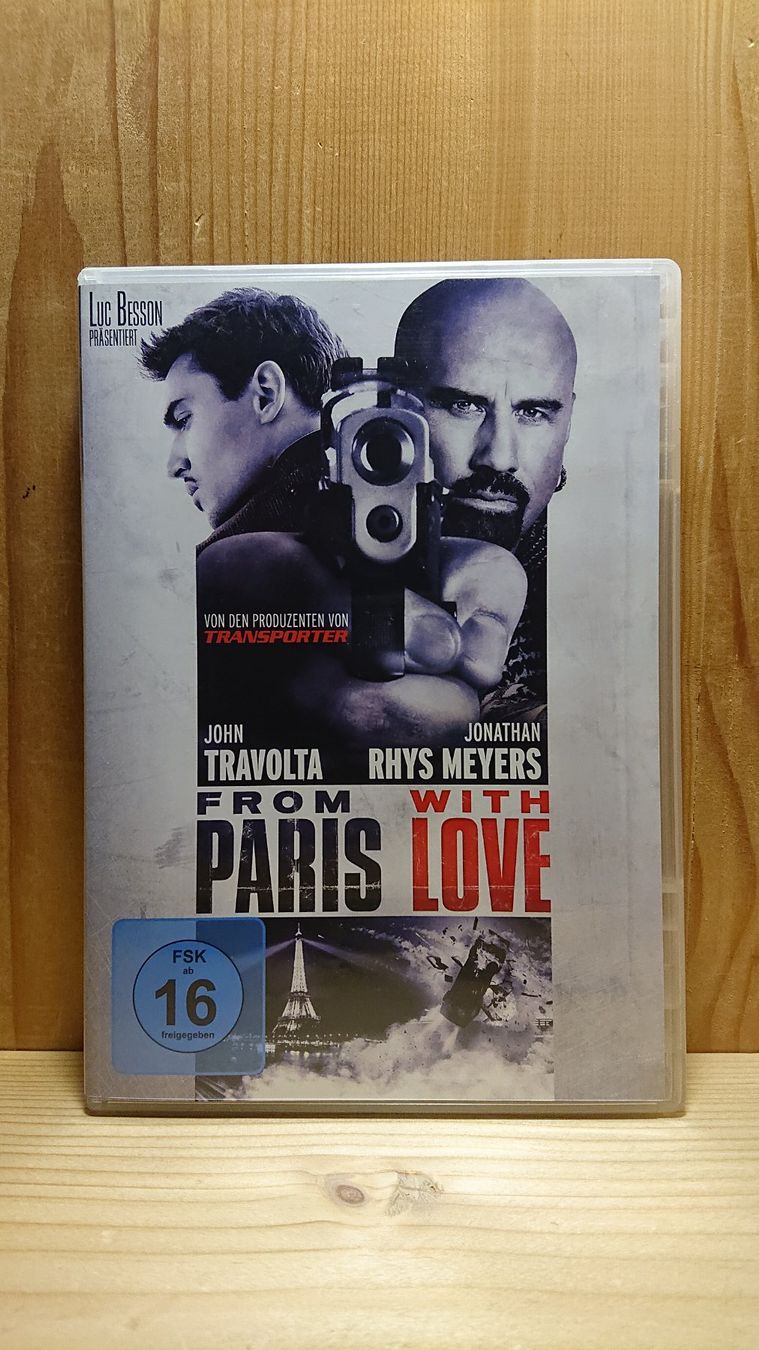Tutti i DVDs: FROM PARIS WITH LOVE DVD mit John Travolta – Usato da Wilderswil venduto da Exebub
