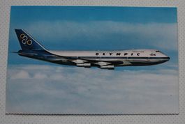 Ansichtskarte: Olympic Airways Boeing 747 -200 B - Jumbo jet