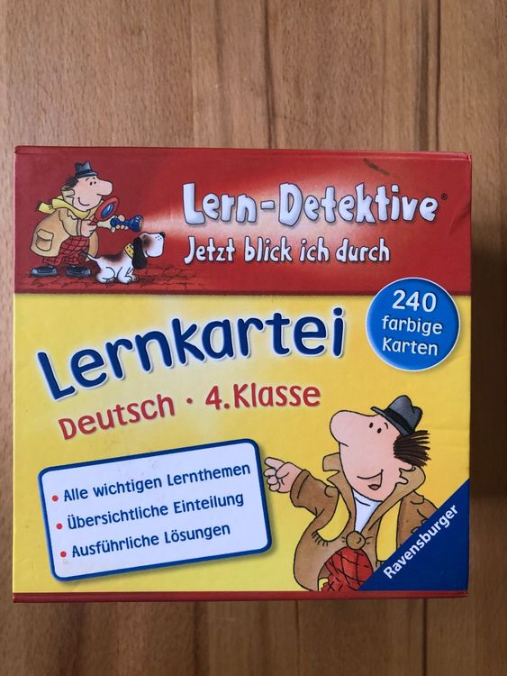 LernDetektive Deutsch 4. Klasse Lernkartei 240 Karten Kaufen auf