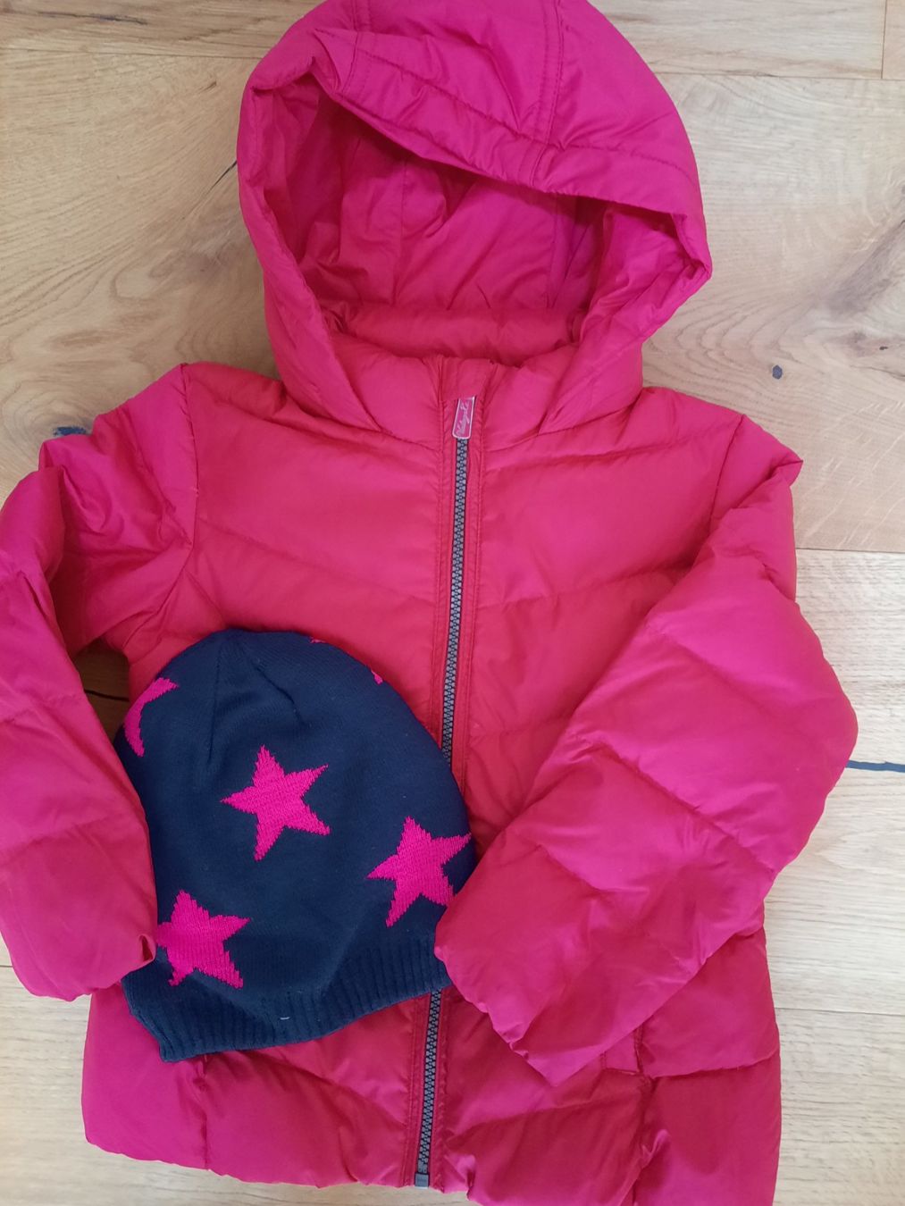 C&A Giacche & Cappotti: Herbstjacke Gr. 110 mit Sternenkappe – Usato da Altnau venduto da willpower71 3