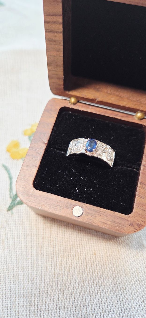 Anelli: NEW - S925 Sapphire Ring (Adjustable) – Nuovo (secondo la descrizione) da Zürich venduto da cin_wcf6 4