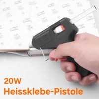 Heissklebepistole & 10 Heisskleber-Sticks / hot glue gun