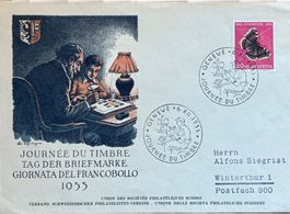 FDC Tag der Briefmarke 1953