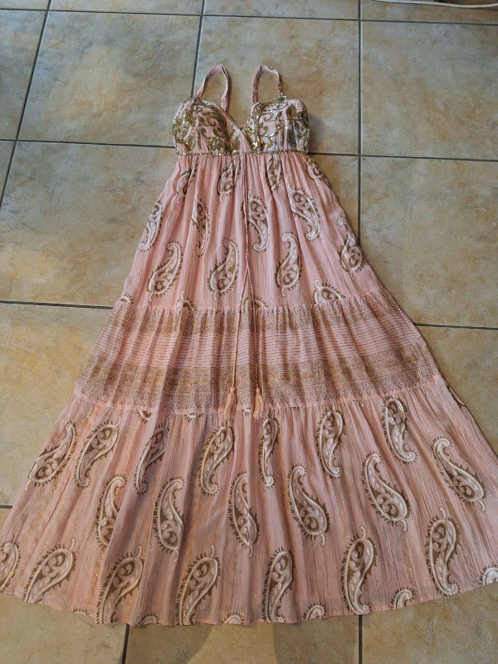 Vestiti: Ein Traum von Sommerkleid mit Pailletten – Nuovo e nell'imballaggio originale da Rheinfelden venduto da Cleopatra2000
