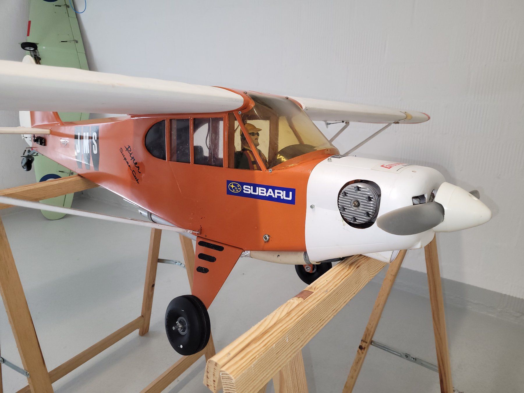 Modellismo RC: Piper Super Cub, mit Motor und Servos – Difettoso da Winterthur venduto da testi67 2