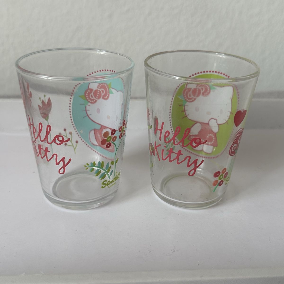 Gläser: DEUX VERRES HELLO KITTY VINTAGE 2012 – Gebraucht aus Givisiez von dor_xb9k 1