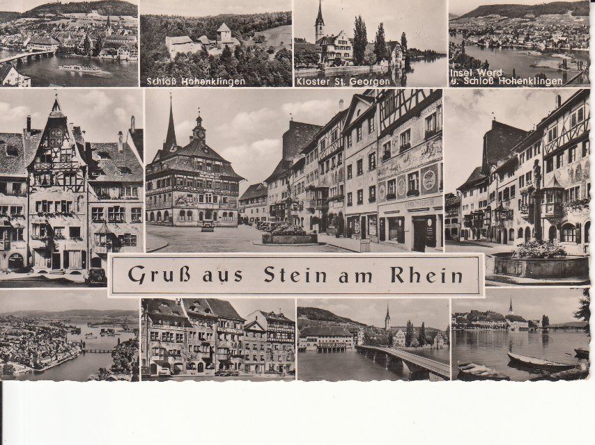 Cartoline postali: Stein am Rhein 1961 – Usato da Bürglen TG venduto da StampGraf