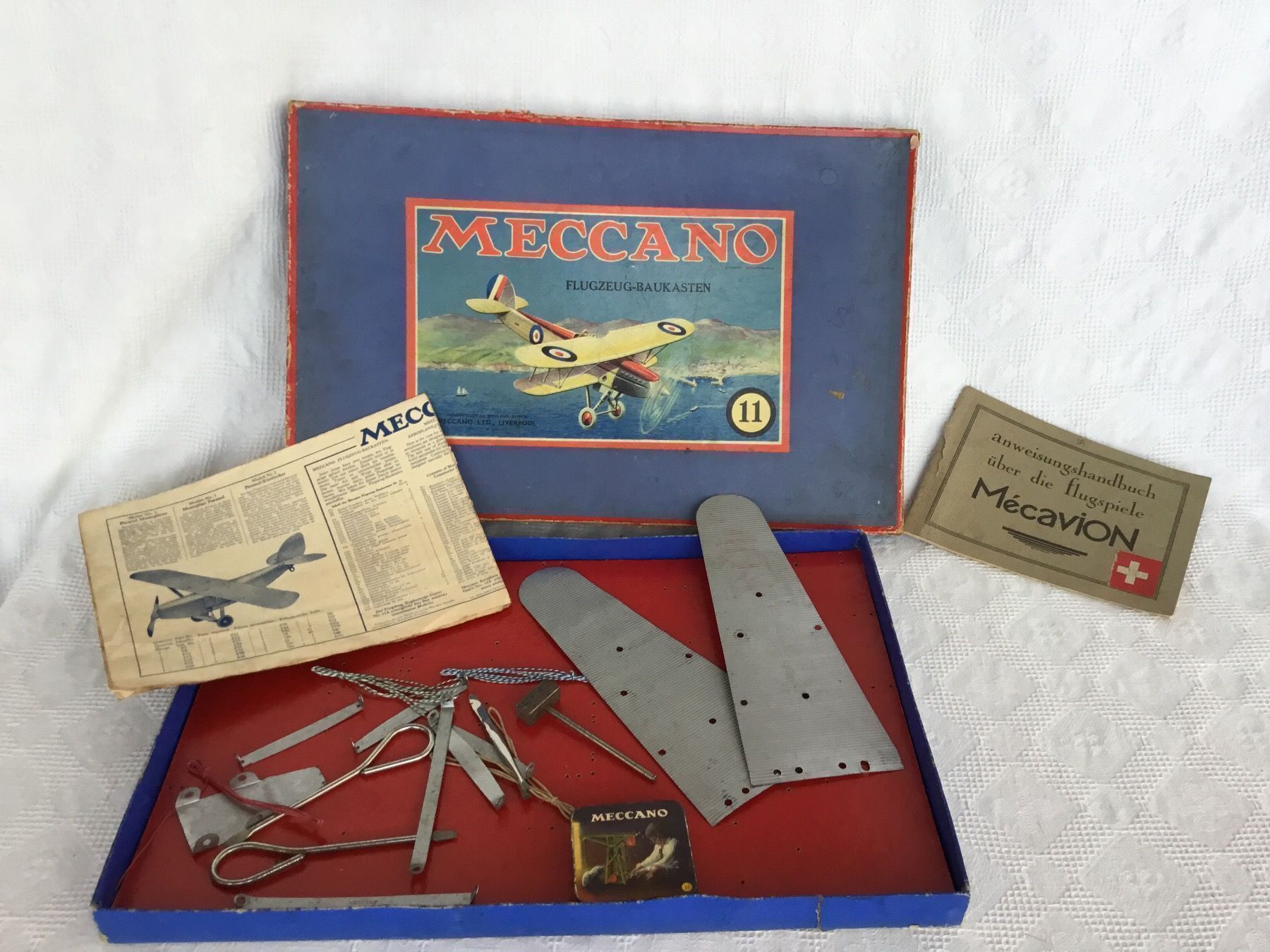 Meccano Baukästen: Antiker Meccano Flugzeug mit Baukasten – Gebraucht aus St. Gallen von chamilla 6