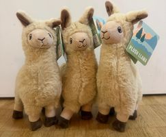 drei neue Coop Plüsch-Lama Lenny