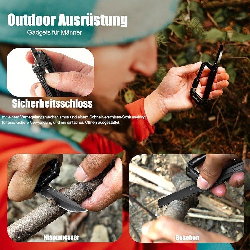 Alle Werkzeuge: Camping Multitool 8in1 Karabiner Flaschenöffner – Neu und originalverpackt aus St. Gallen von sch_zsz7 6