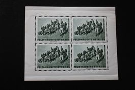 FELD - HAUBITZ BTTR. 165 AKTIVDIENST 1939/40 / VIERERBLOCK
