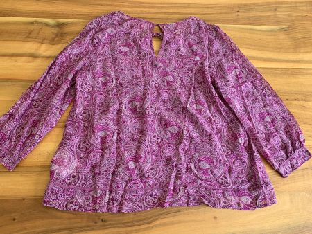 NILE  verspielte romantische Bluse Gr. XS Ornamente Paisley