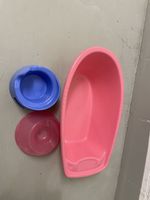 Baby Björn Puppen Spielzeug Zubehör Badewanne Töpfle Potty