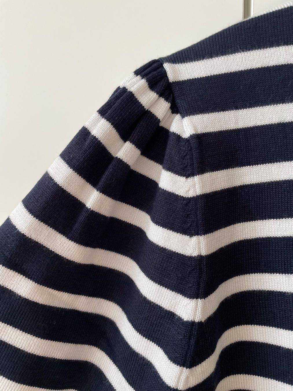 T-shirt: Saint Tropez Mila Strickshirt gestreift mit Puffärmeln Gr. M – Usato da Neukirch an der Thur venduto da bee88 3