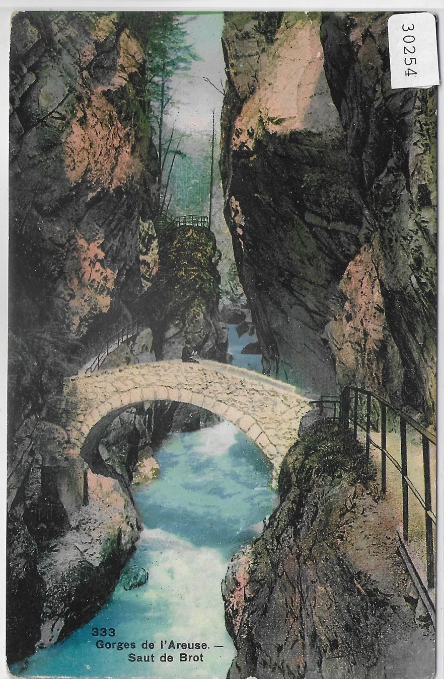 Cartoline postali: Gorges de l'Arause - Saut de Brot – Usato da Ettingen venduto da Kartenplanet
