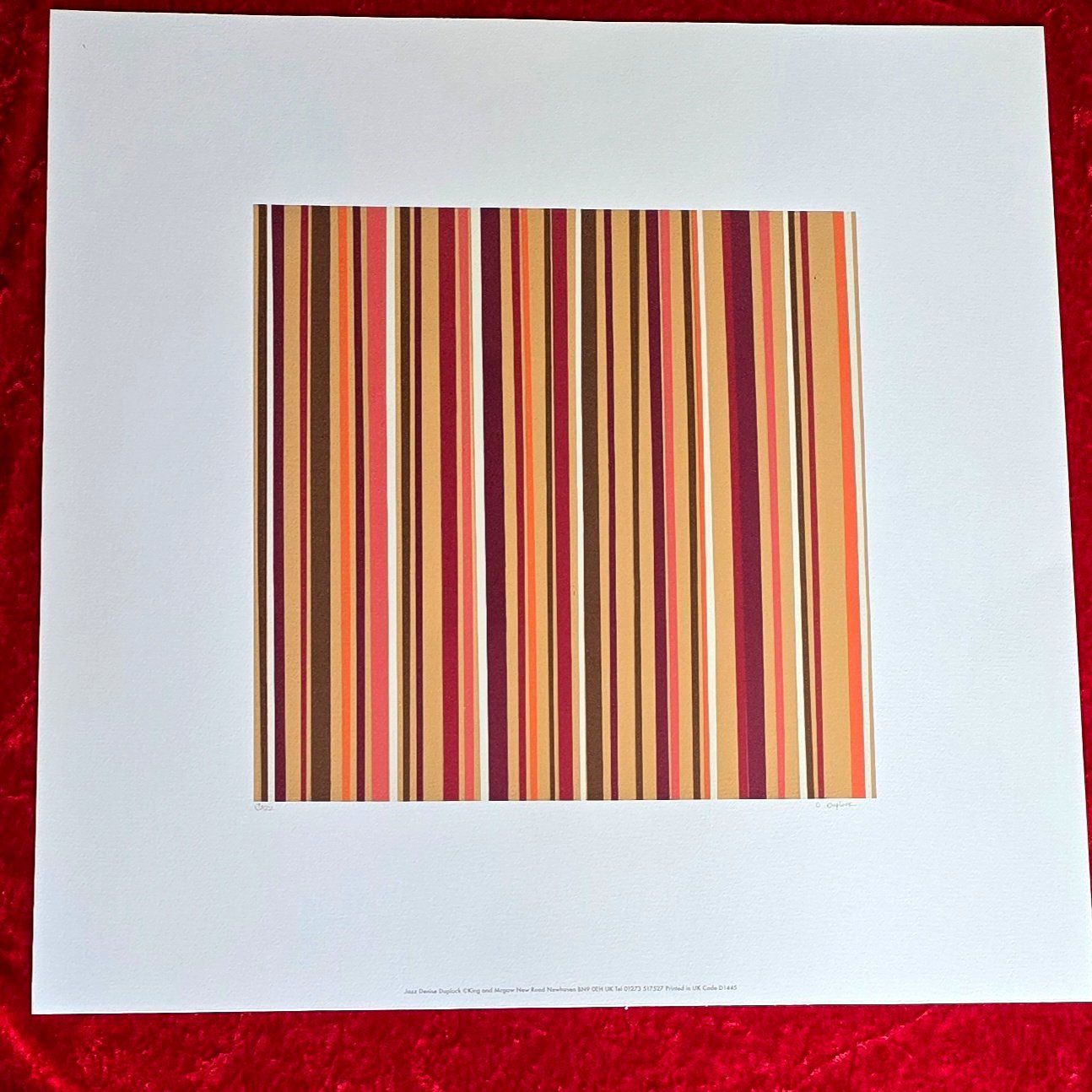 Arts picturaux & lithographies: Denise Duplock "Jazz". Handsignierte Original-Lithografie. – D'occasion à Reinach BL par Pendling 6