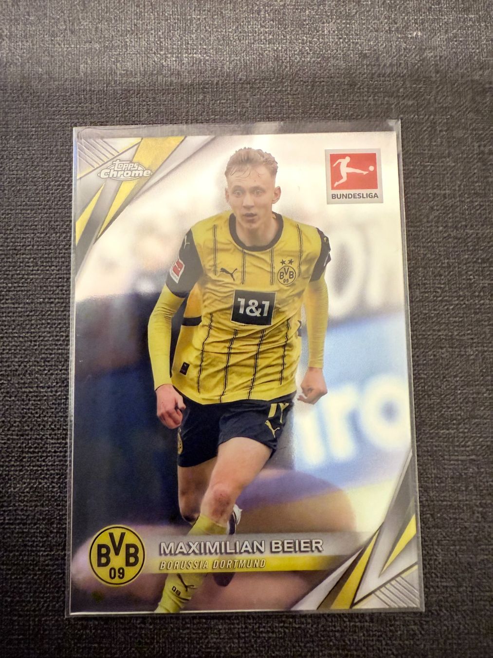 Topps Carte collezionabili: Topps Chrome Maximilian Beier Borussia Dortmund BVB 09 – Usato da Burgdorf venduto da Sports_Cards_3400