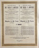 Negociation Agricola de Xico y Anexas, Genève - 1906