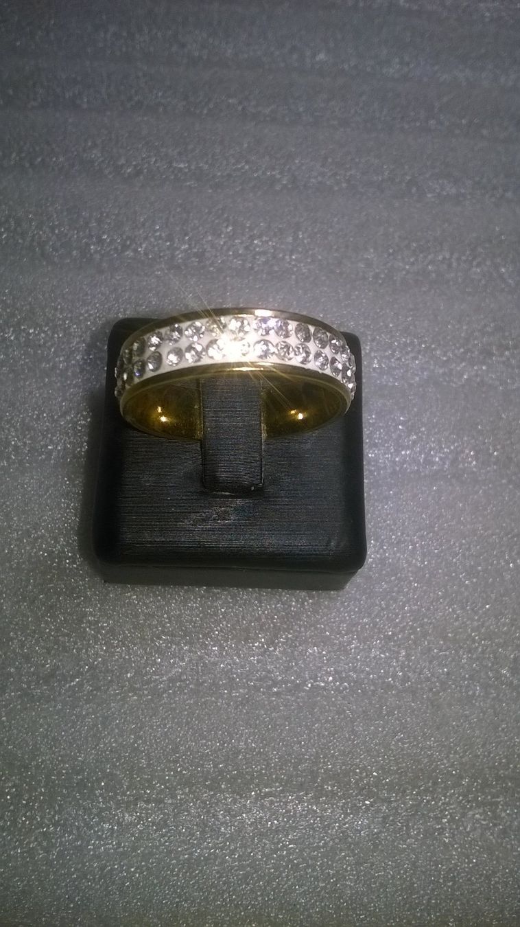 Bagues: ring edelsthal vergoldet mit echt kristall – Neuf (Voir description) à Basel par bijoutrie_4