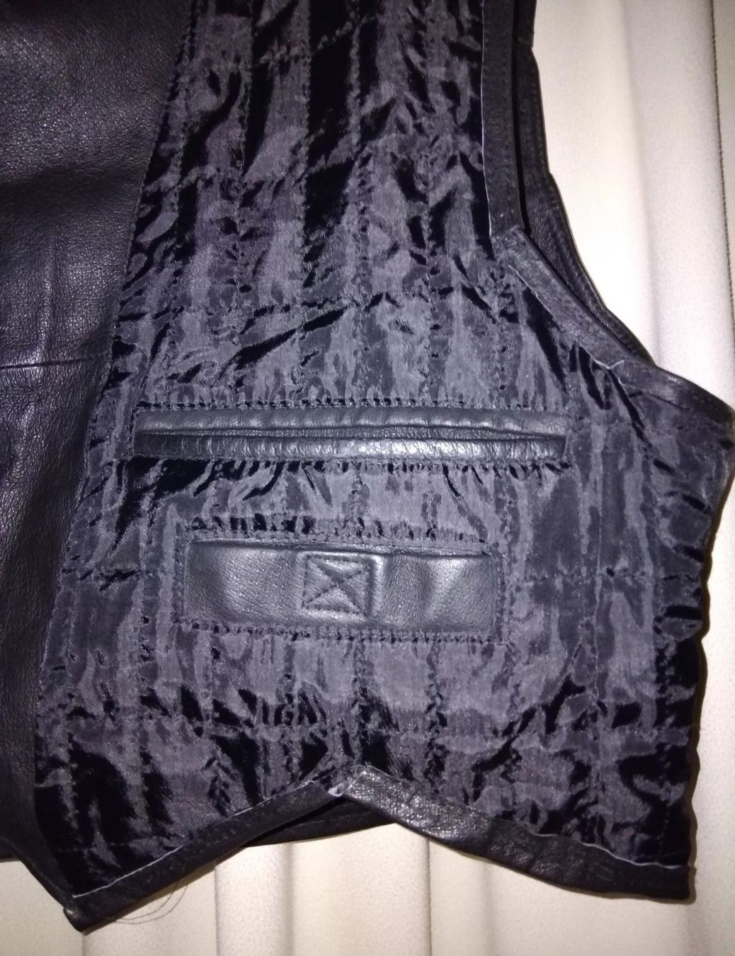 Gilet & Giacche: Schwarze Herren- Lederweste  Gr. L – Nuovo (secondo la descrizione) da Rorschach venduto da kristys 4