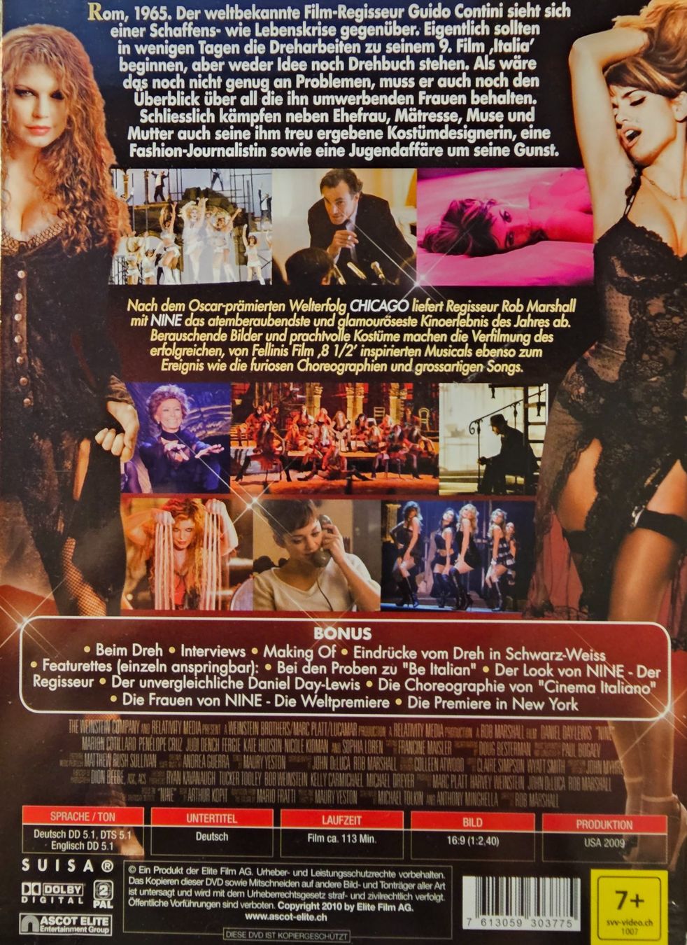 Tutti i DVDs: Nine - Elegant, Sexy, Glamourös – Usato da Wahlen b. Laufen venduto da Cg10 1