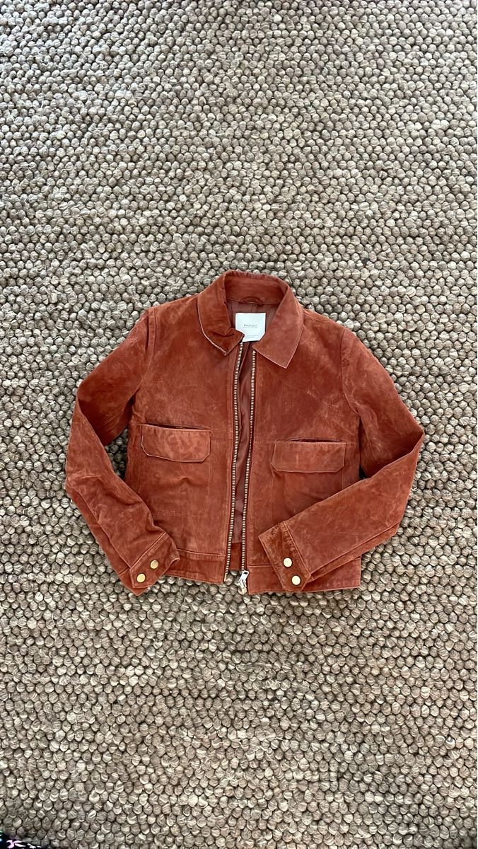 Mango Jacken: Mango Wildlederjacke in Rostrot, Grösse S/XS – Neu (gemäss Beschreibung) aus Hedingen von sam_vks6