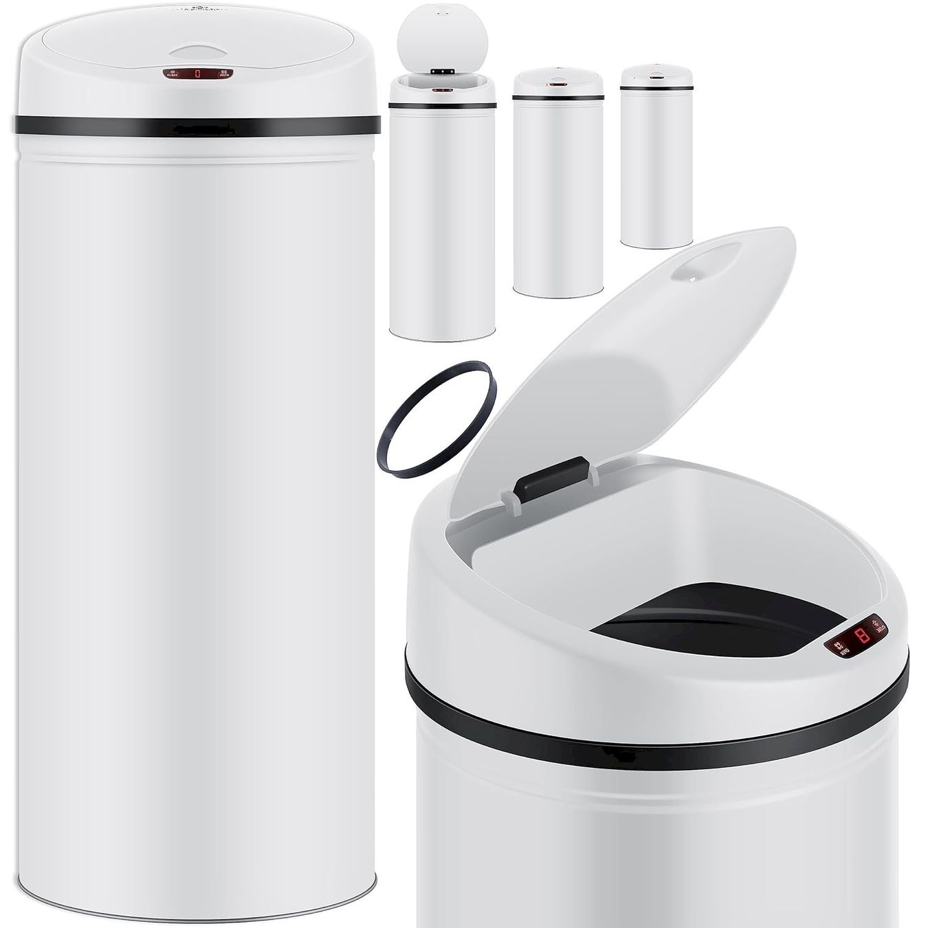 Cestini per rifiuti: Automatik Sensor Mülleimer 30L weiss – Nuovo e nell'imballaggio originale da Bottighofen venduto da zaap