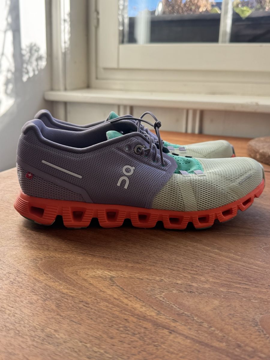 On Damenschuhe: On Cloud Running Shoes - Lavender/Orange - Size 38,5 – Neu (gemäss Beschreibung) aus Dietikon von dom_pvq5 1