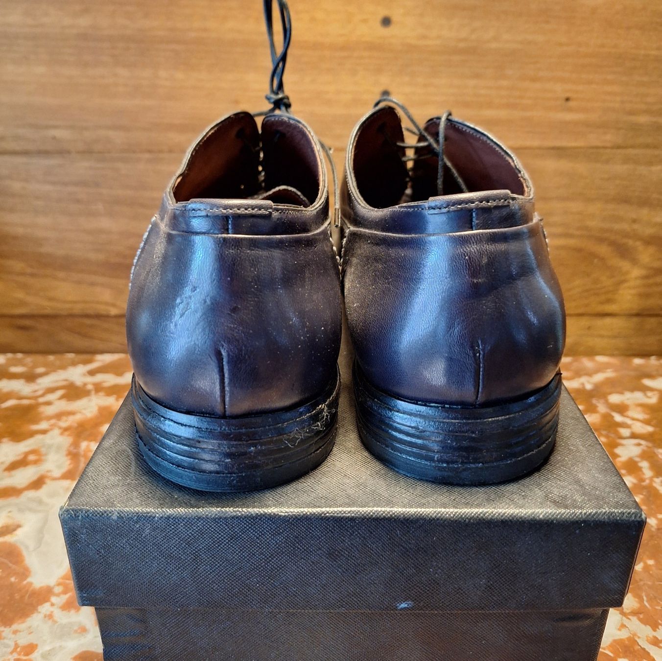 Scarpe da uomo: Premiata Derbies Dark Blue Night 9 UK – Nuovo e nell'imballaggio originale da Basel venduto da OnutWOODLAND 2