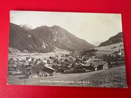 1918 Bahnpost / Zweisimmen, Wildstrubel, Ligne M.O.B