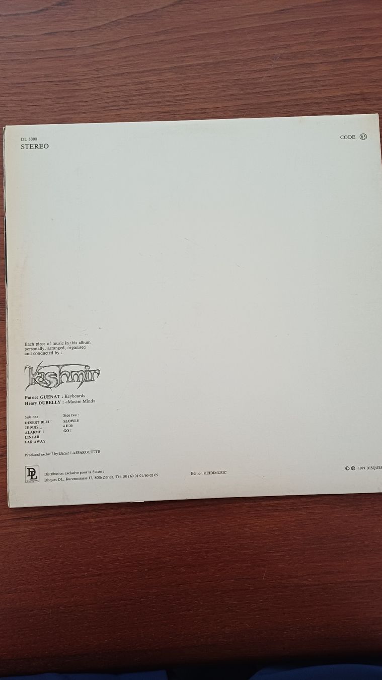 Dischi in vinile: LP Kashmir Je suis  – Usato da Genève venduto da njia 1