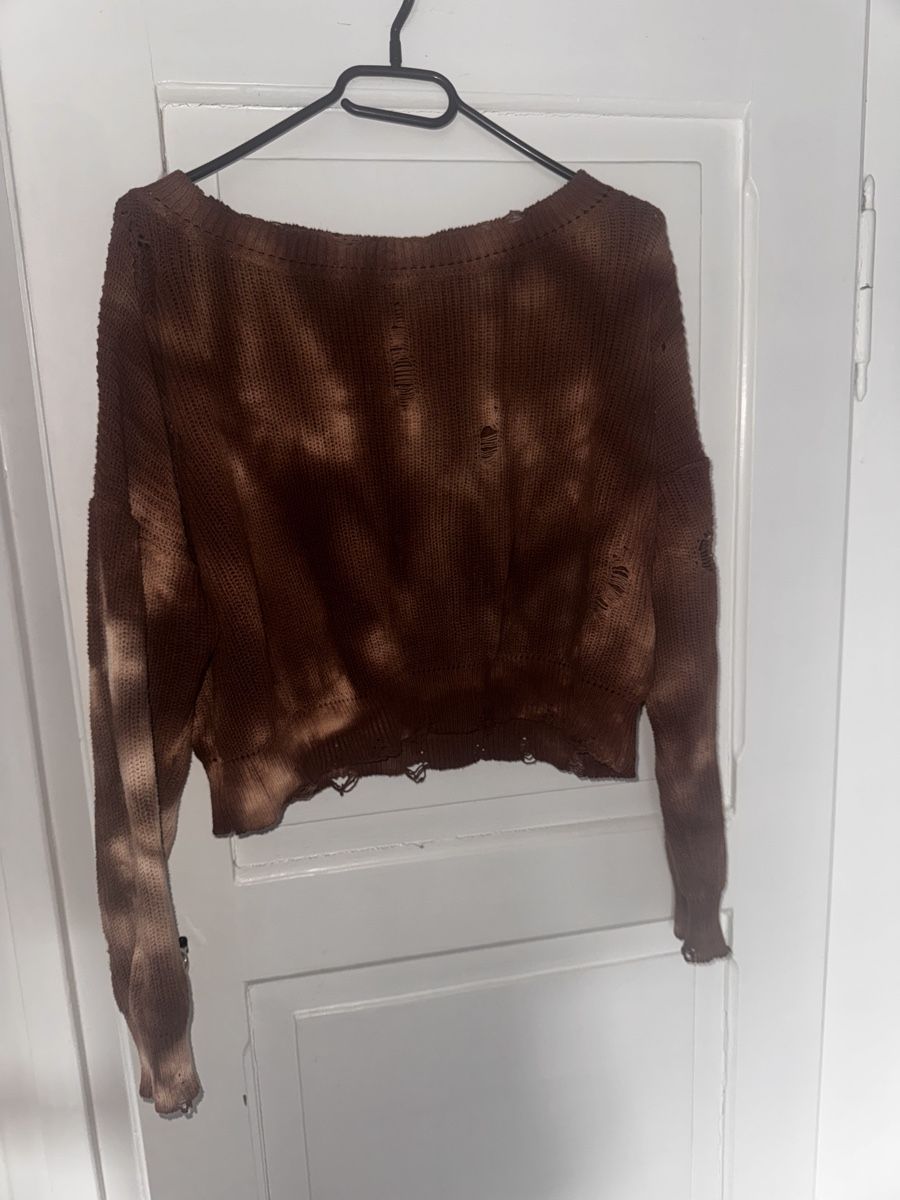 Pullover & Sweatshirts: Trendiger Herbst-Pullover mit Batikmuster, Grösse M – Neu (gemäss Beschreibung) aus Münchenstein von By.gabriela.v 2