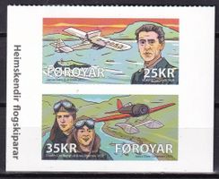 Färöer aus Markenheftchen-Weltberühmte Flugkapitäne (67)