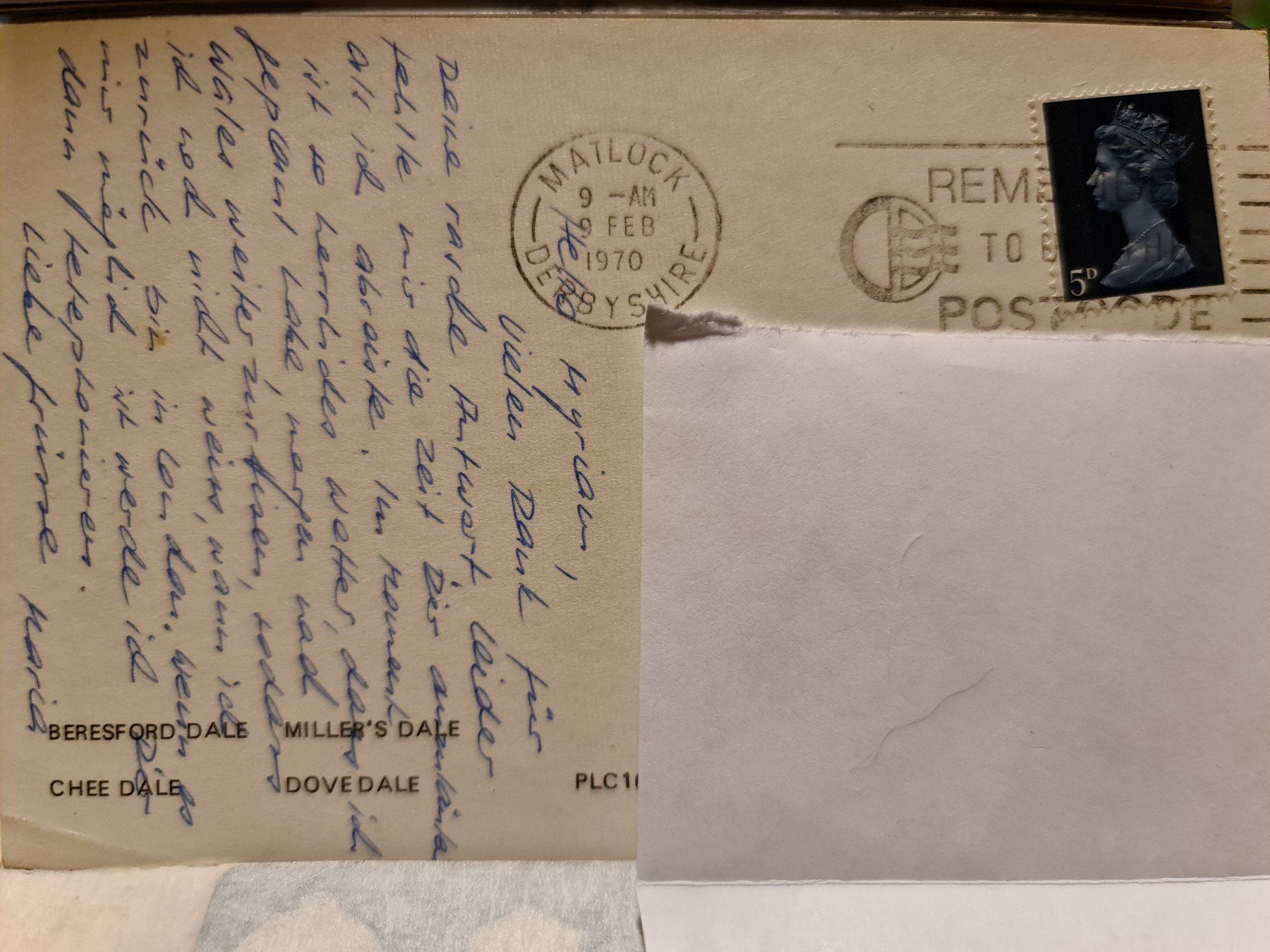 Cartoline postali: Ansichtskarte The Derbyshire dales – Usato da Dintikon venduto da Vexi 1
