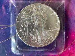 1 oz American Silver Eagle 2011–999 Silber–5 Stk. verfügbar