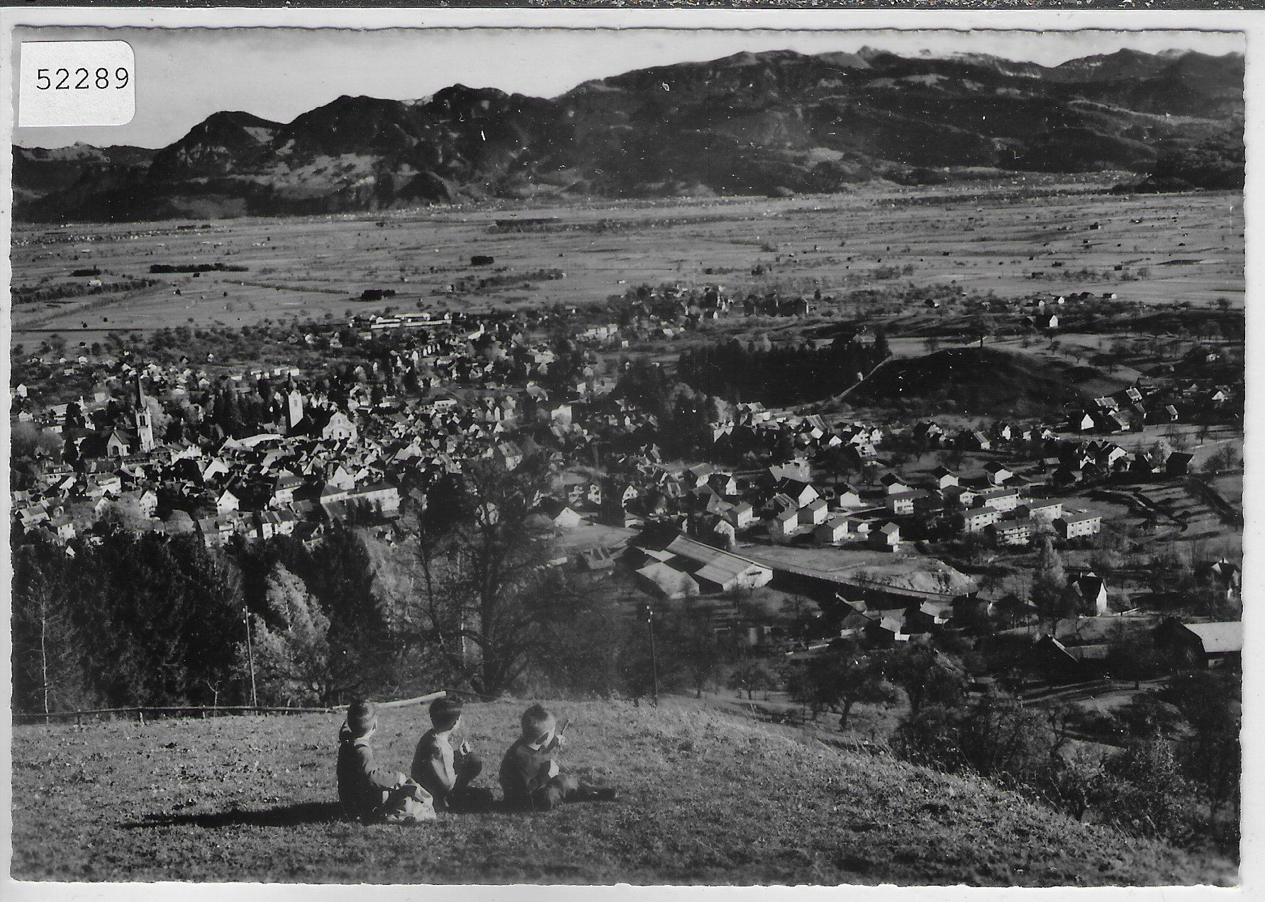 Cartoline postali: Altstätten SG - Generalansicht - animee – Usato da Ettingen venduto da Kartenplanet
