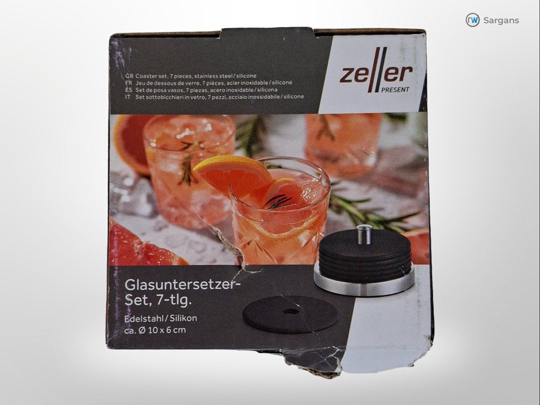 Untersetzer: ZELLER Glasuntersetzer Set 6tlg. – Gebraucht aus Sargans von Restwert_Sargans