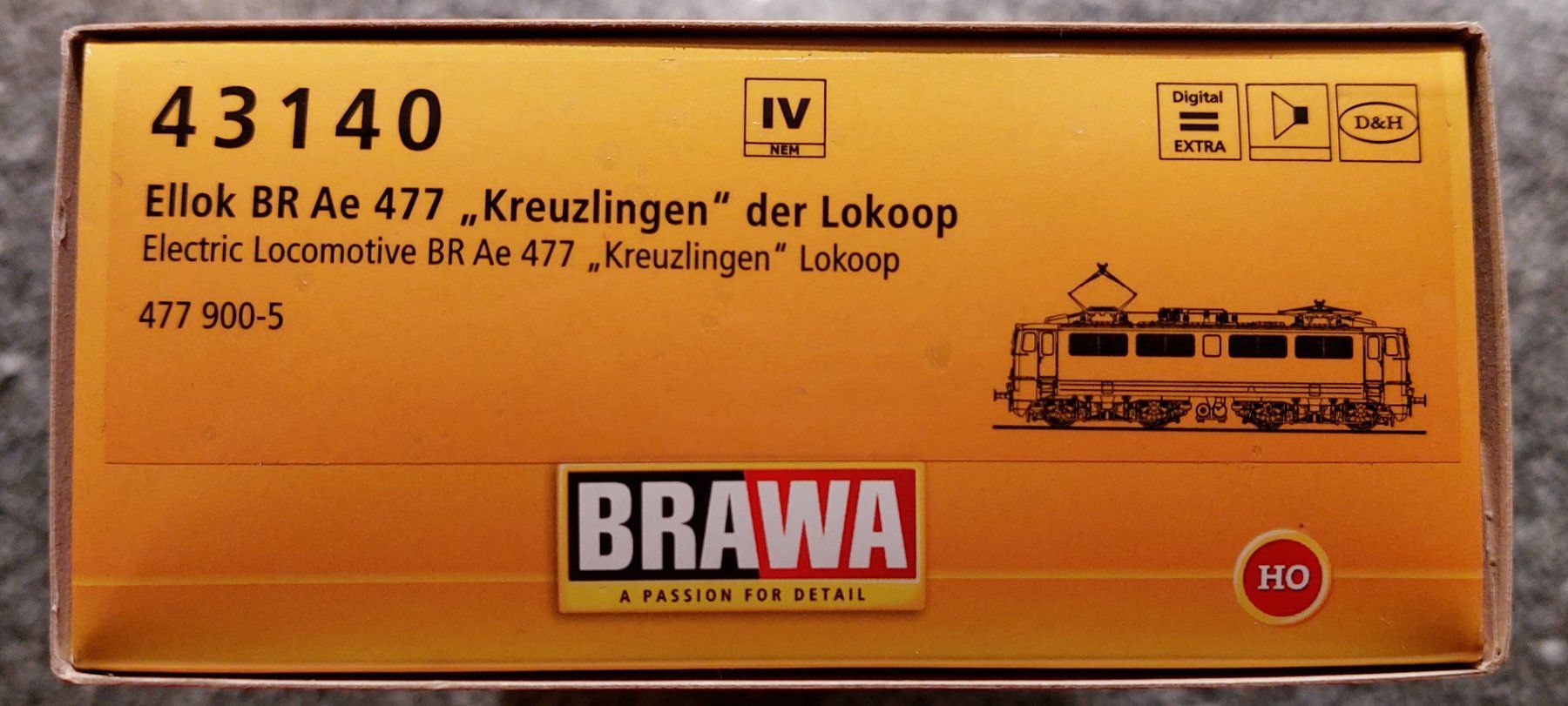 Brawa Modellini di ferrovie: BRAWA 43140 - Ae 477 Lokoop AG - DCC/Sound – Nuovo e nell'imballaggio originale da Rotkreuz venduto da MOBAHN-1zu87 7