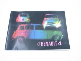 Original Bedienungsanleitung Renault 4 RAR