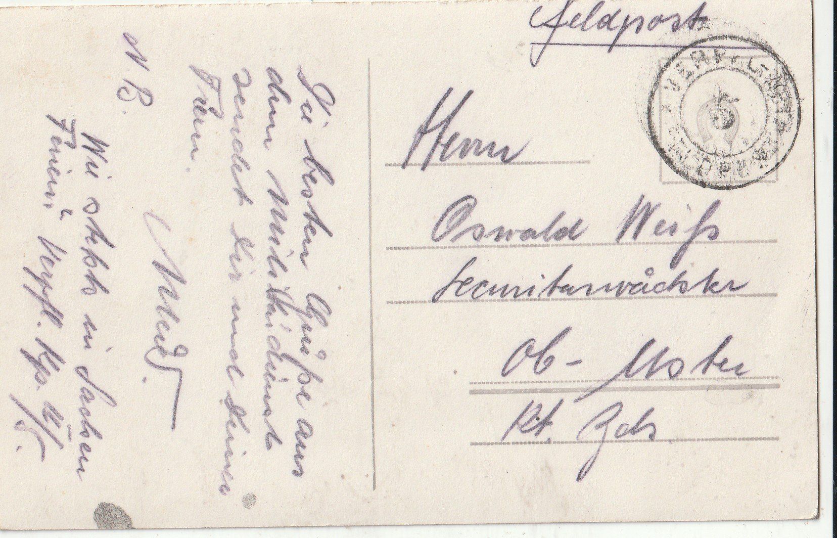 Cartoline postali: 6 Karten Militär – Usato da Lumbrein venduto da made02 5