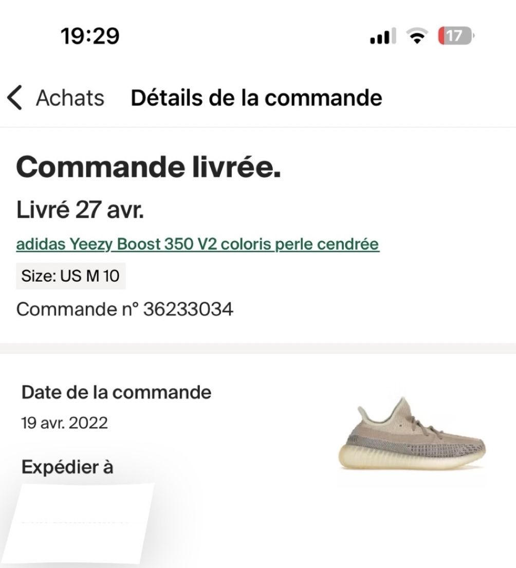Adidas Scarpe da uomo: Adidas Yeezy Boost 350 V2 - taille 44 – Usato da Alle venduto da Valentin.Goffinet 6