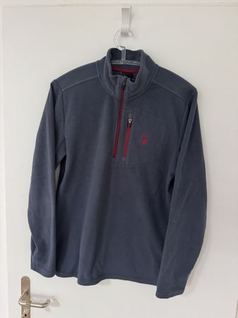 Spyder Fleece Pullover Grau Grösse M, oryginal,