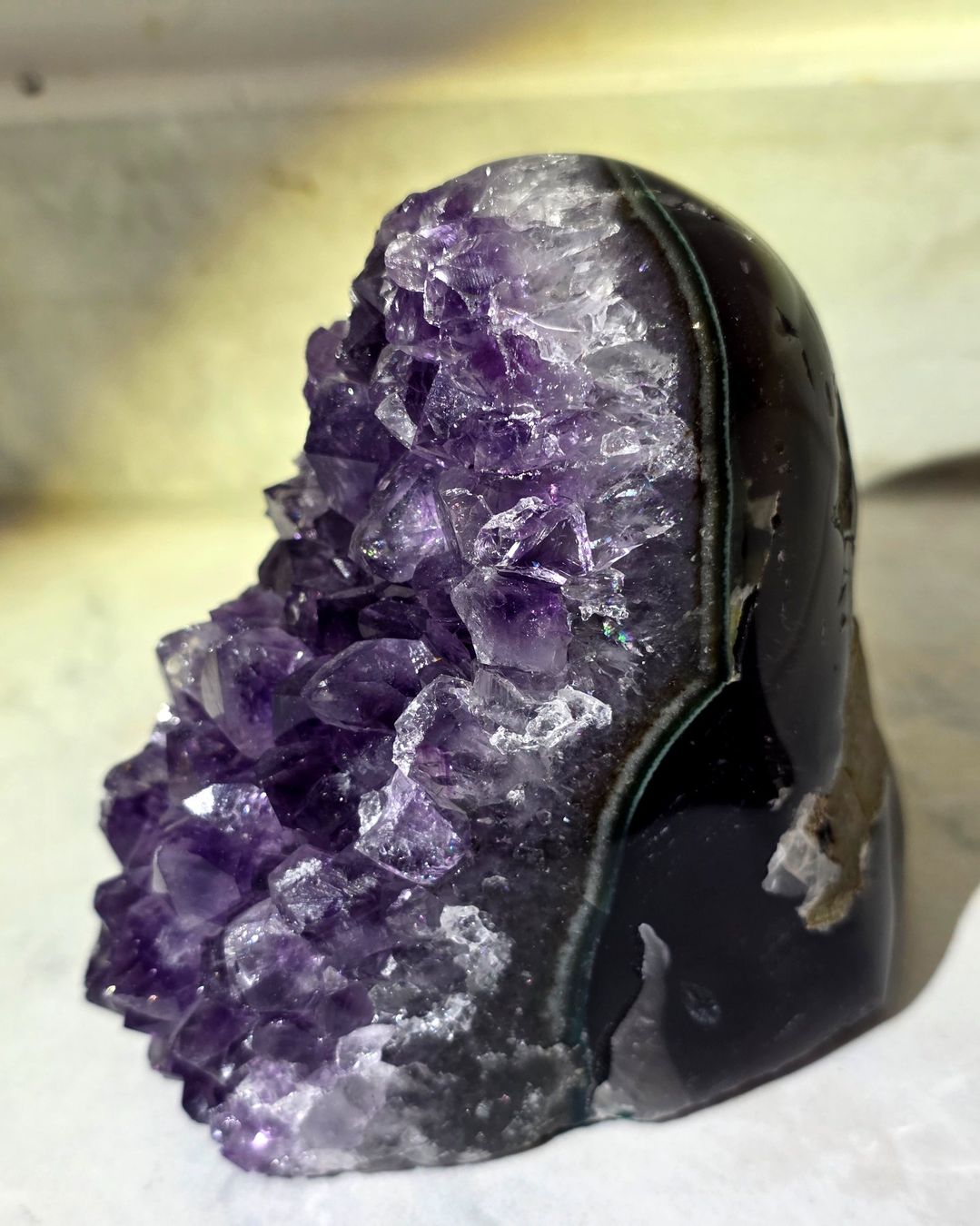 Minerali & Pietre curative: Amethyst Stufe 494g – Nuovo e nell'imballaggio originale da Matzingen venduto da Shay_Crystalz