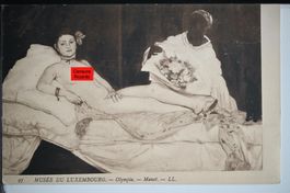 Erotik — 1910 — AK/CPA — Olympia, Manet