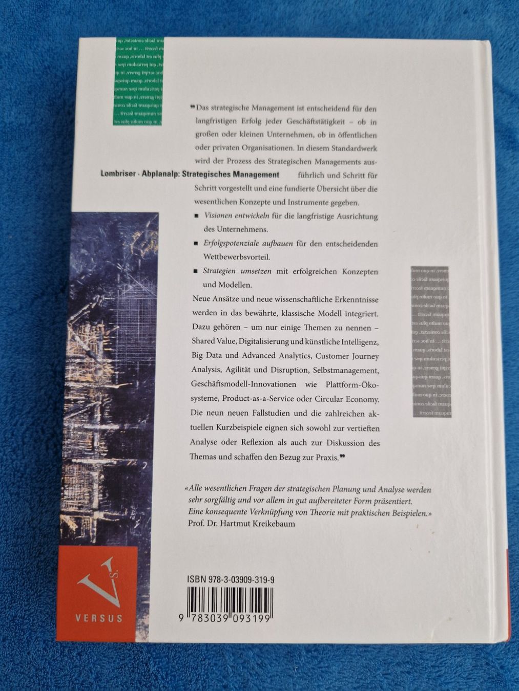 Libri: Strategisches Management Lombriser – Usato da Erlinsbach SO venduto da ULIKH 1